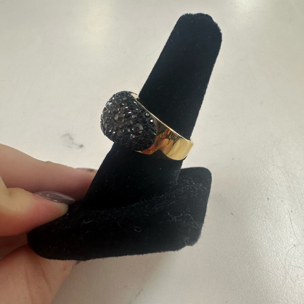 Swarovski Silver Crystal Ring Modern Elegance - Picture 2 of 6